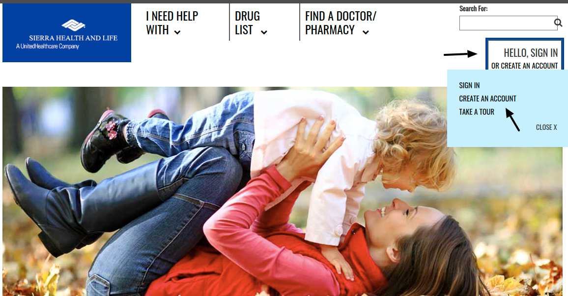 A Member-Sierra Health And Life Create Account