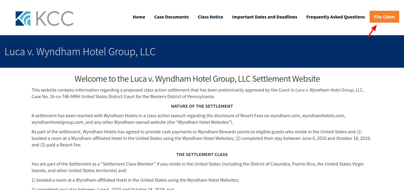 Luca v Wyndham Hotel Group LLC