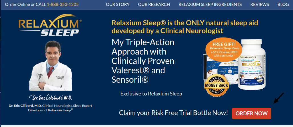 Relaxium Sleep Order
