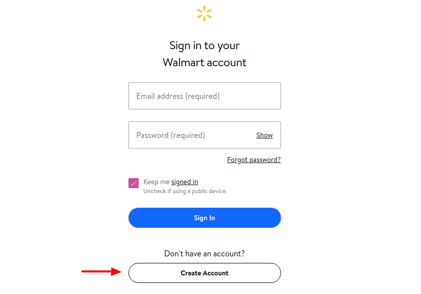 Walmart CapitalOne Credit Card Create Account