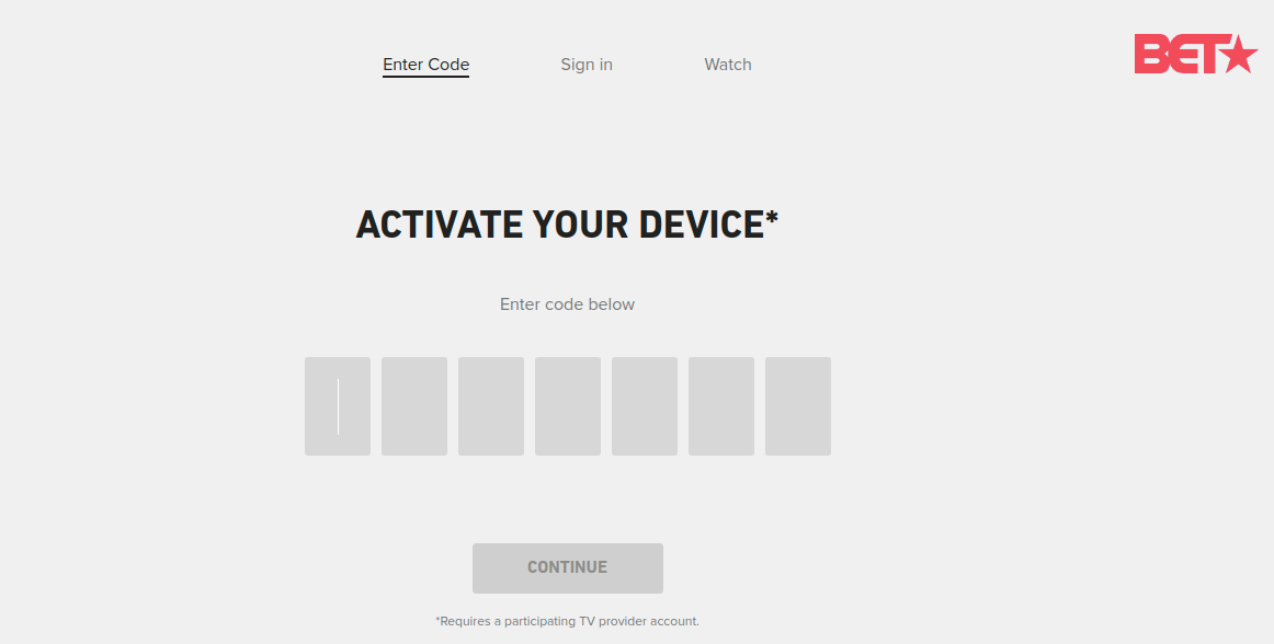 BET Device Activation
