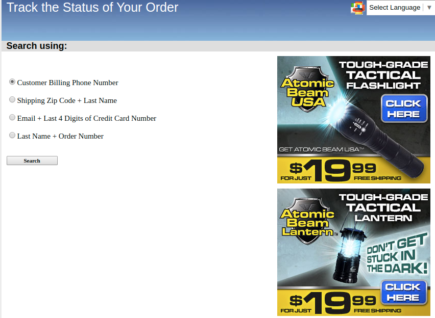 Track Order Status
