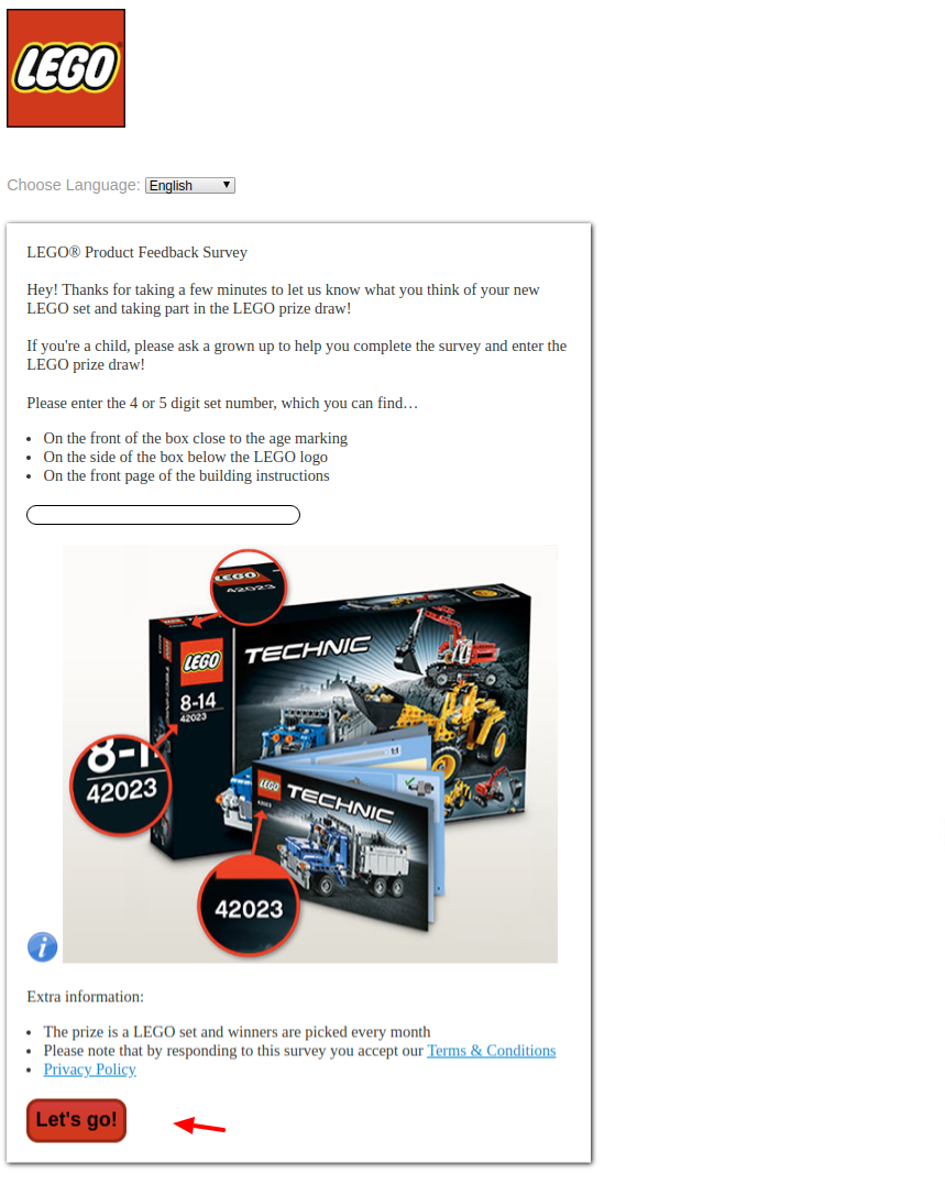 Lego Survey