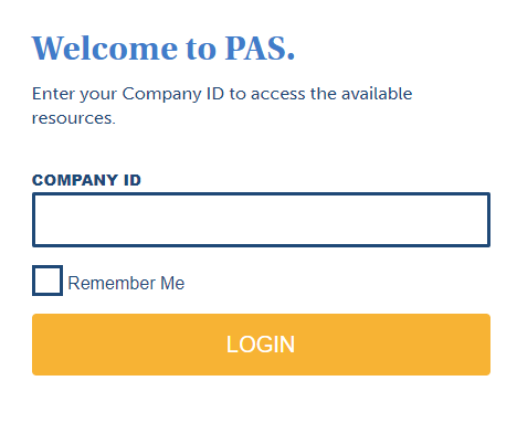 pas login