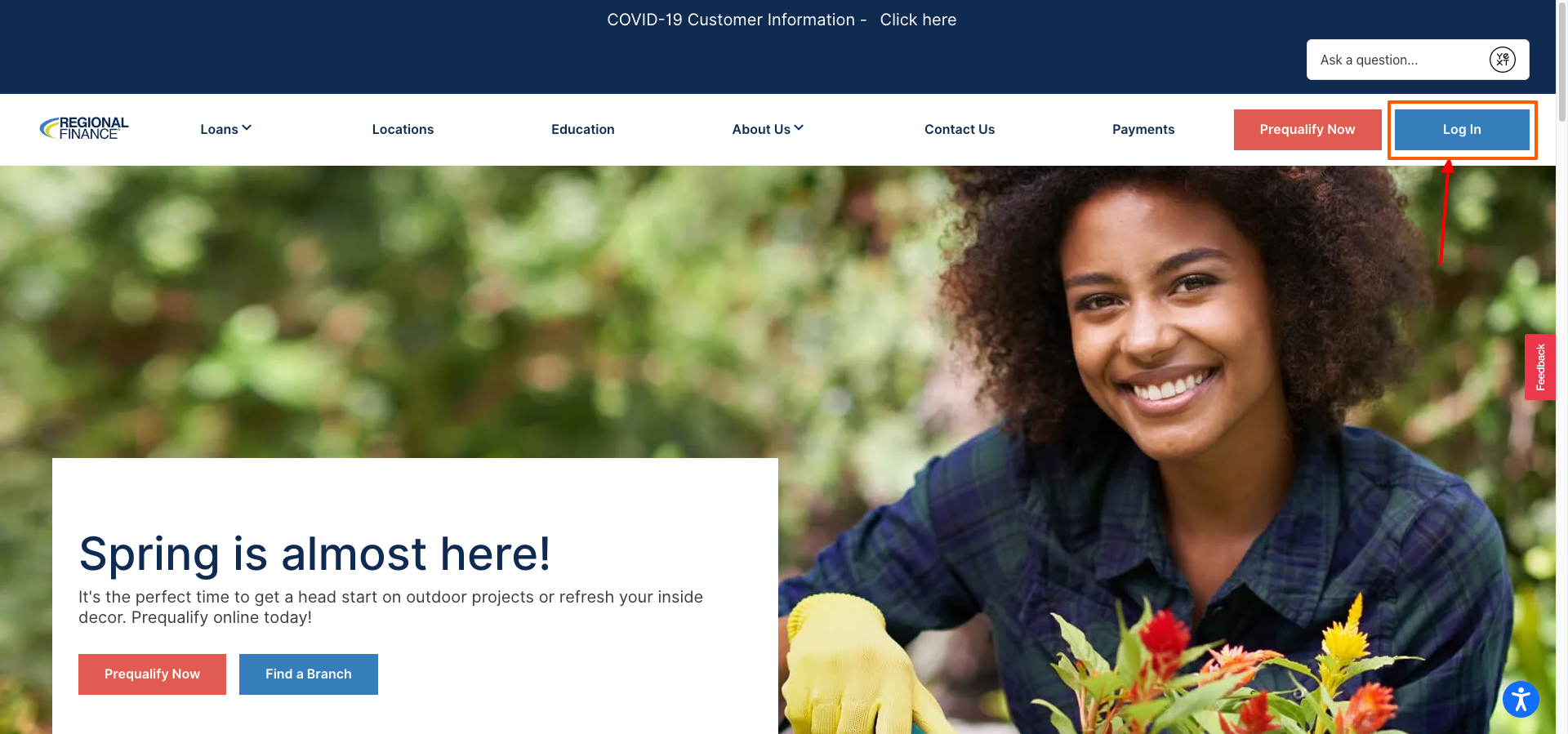 regional finance login
